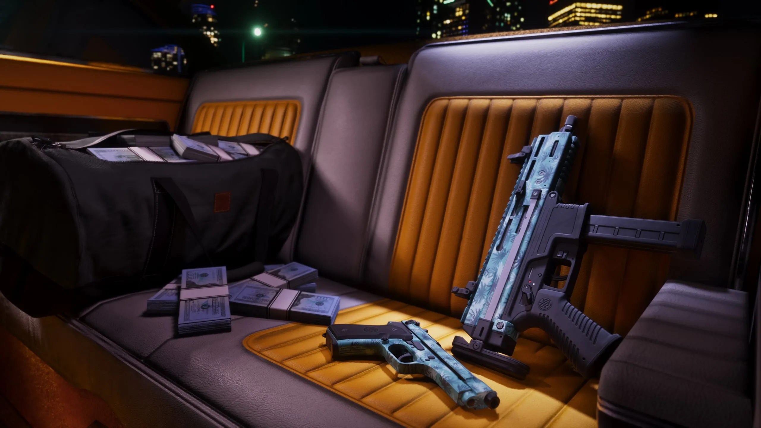 Тропический узор для оружия из комплекта Vintage Vice City